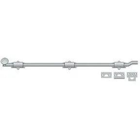 Deltana 26" Heavy Duty Offset Surface Bolt Brushed Chrome