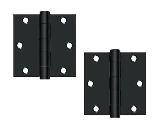 DeltanaDeltana 3-1/2" x 3-1/2" Square Corner Hinge, Heavy Duty in 