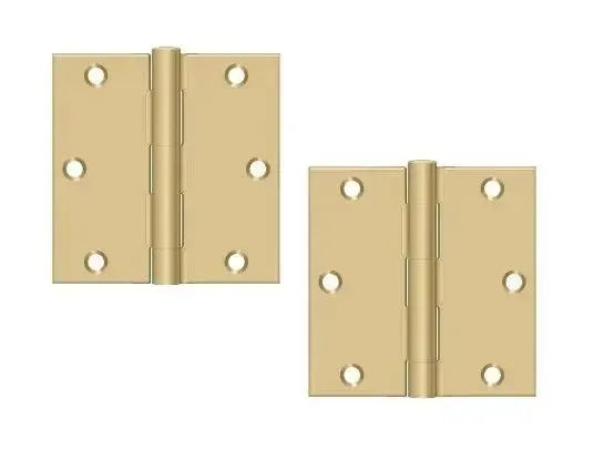 DeltanaDeltana 3-1/2" x 3-1/2" Square Corner Hinge, Residential in 