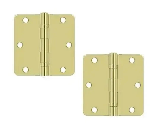 DeltanaDeltana 3-1/2" x 3-1/2" x 1/4" Radius Ball Bearing Hinge, Residential in 