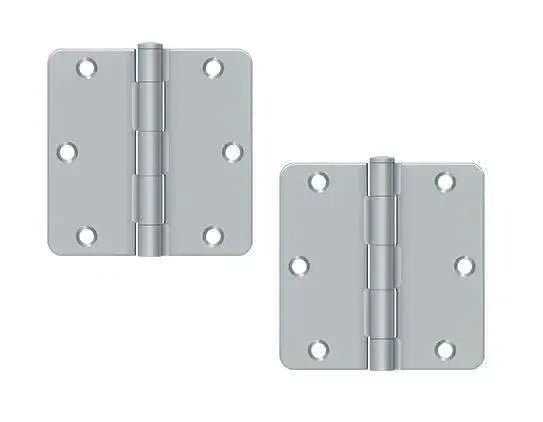 DeltanaDeltana 3-1/2" x 3-1/2" x 1/4" Radius Hinge, Residential in 