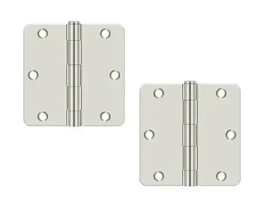 DeltanaDeltana 3-1/2" x 3-1/2" x 1/4" Radius Hinge, Residential in 