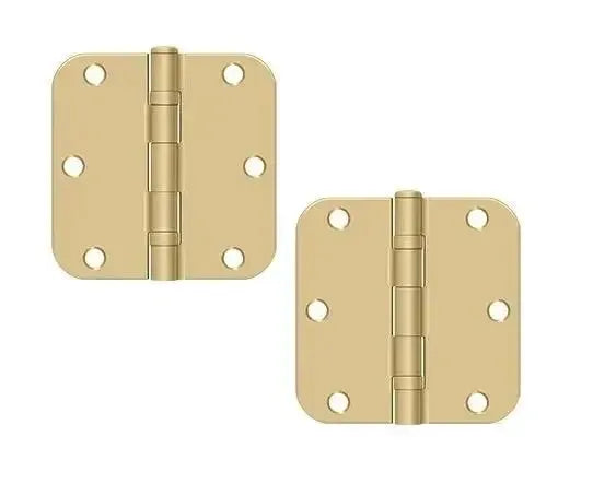 DeltanaDeltana 3-1/2" x 3-1/2" x 5/8" Radius Corner Ball Bearing Hinge, Residential in 