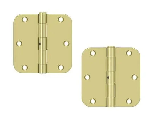 DeltanaDeltana 3-1/2" x 3-1/2" x 5/8" Radius Hinge, Residential in 