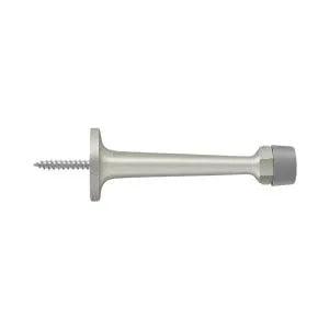 Deltana 3-1/4" Solid Brass Baseboard Door Bumper in Satin Nickel finish