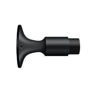 Deltana 3 5/8" Wall Mount Bumper Paint Black