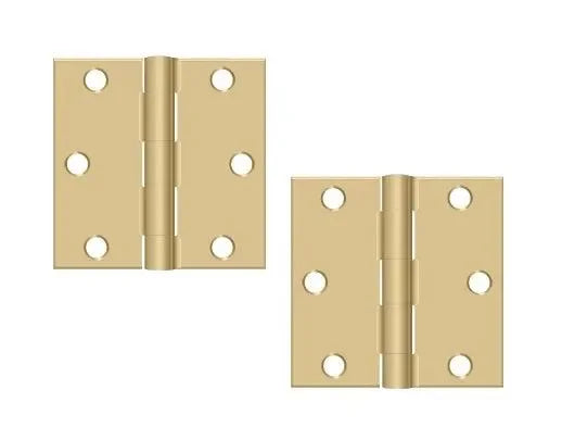 DeltanaDeltana 3" x 3" Square Corner Hinge, Residential in 