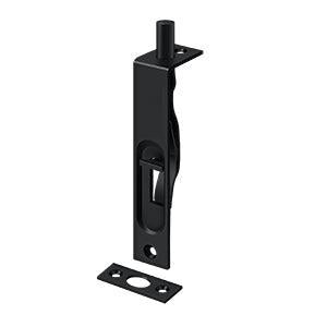 Deltana 4" Flush Bolt in Paint Black finish