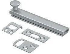 Deltana 4" Heavy Duty Concealed Scew Surface Bolt Brushed Chrome