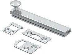 Deltana 4" Heavy Duty Concealed Scew Surface Bolt Polished Chrome