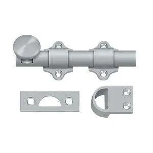Deltana 4" Heavy Duty Dutch Door Bolt in Satin Chrome finish