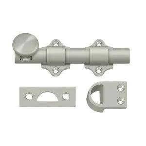 Deltana 4" Heavy Duty Dutch Door Bolt in Satin Nickel finish