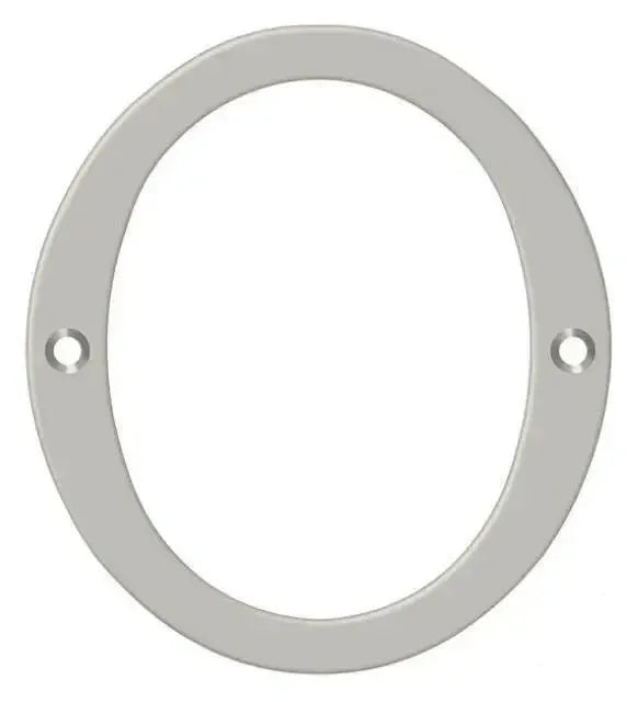 DeltanaDeltana 4" House Number, Solid Brass, No. 0 in 