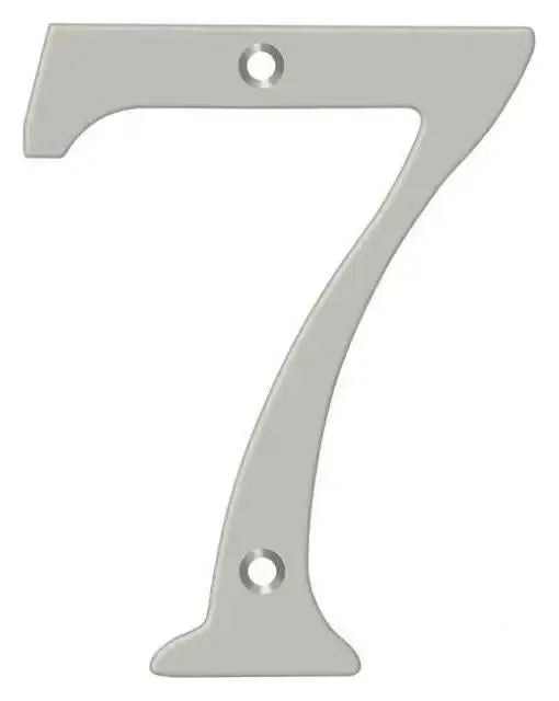 DeltanaDeltana 4" House Number, Solid Brass, No. 7 in 