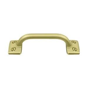 Deltana 4" Overall Pull in Polished Brass finish