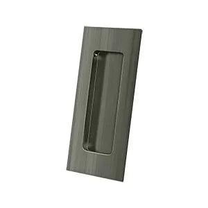 DeltanaDeltana 4" Rectangular Flush Pull in 
