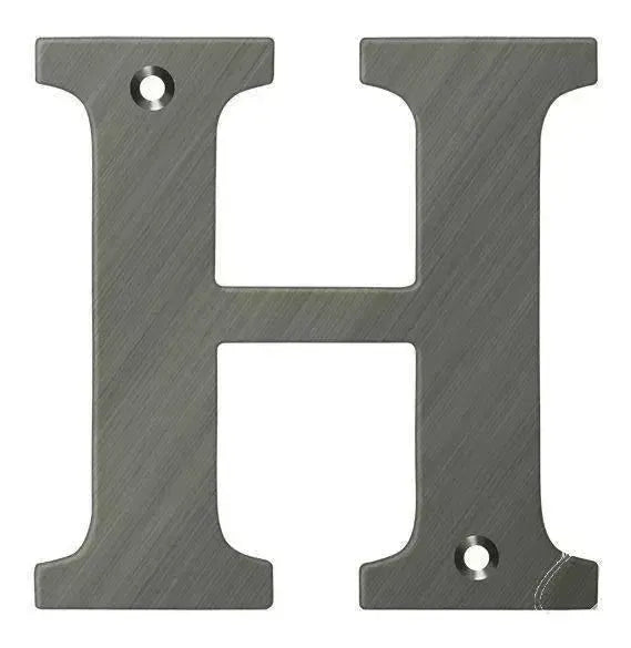 DeltanaDeltana 4" Residential Letter H in 