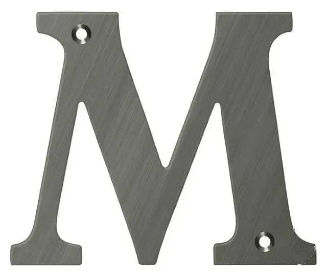DeltanaDeltana 4" Residential Letter M in 