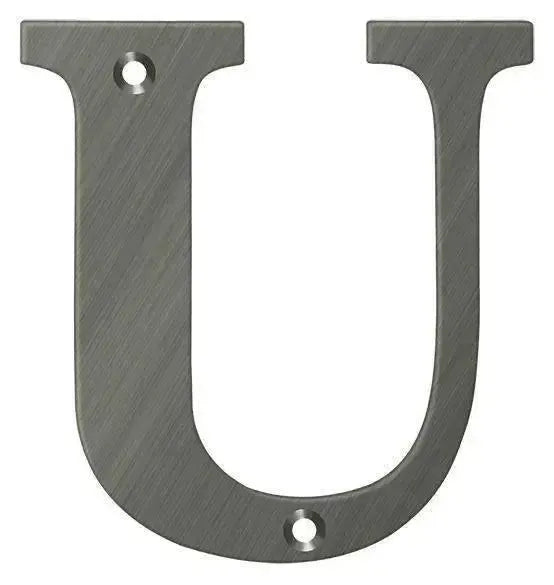 DeltanaDeltana 4" Residential Letter U in 