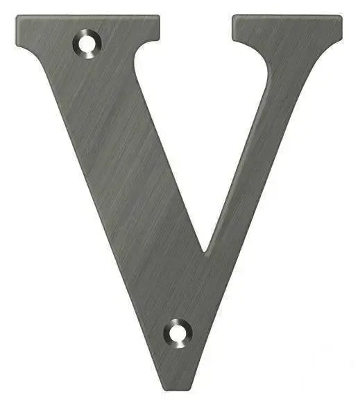 DeltanaDeltana 4" Residential Letter V in 