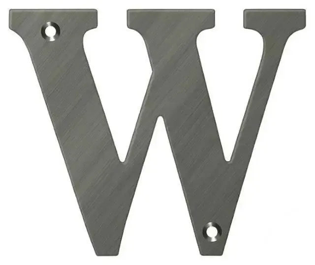 DeltanaDeltana 4" Residential Letter W in 