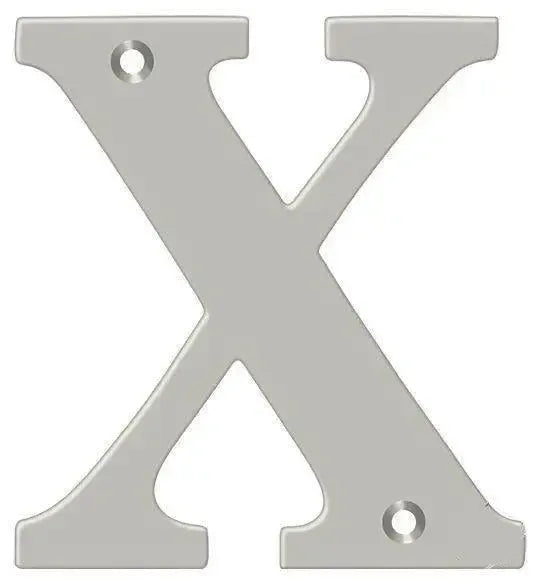 DeltanaDeltana 4" Residential Letter X in 
