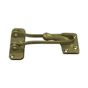 Deltana 4" Security Door Guard in Antique Brass finish