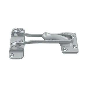 Deltana 4" Security Door Guard in Satin Chrome finish
