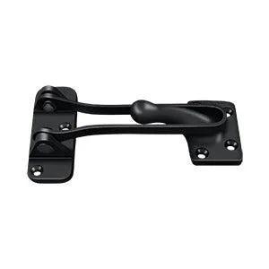 Deltana 4" Security Door Guard in Flat Black finish