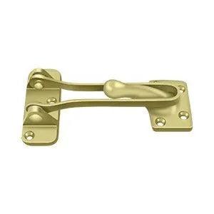Deltana 4" Security Door Guard in Polished Brass finish