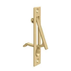 Deltana 4" Sliding Pocket Door Edge Pull in Satin Brass finish