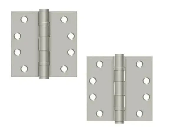 DeltanaDeltana 4" x 4" Square Corner Ball Bearing Hinge, Heavy Duty in 