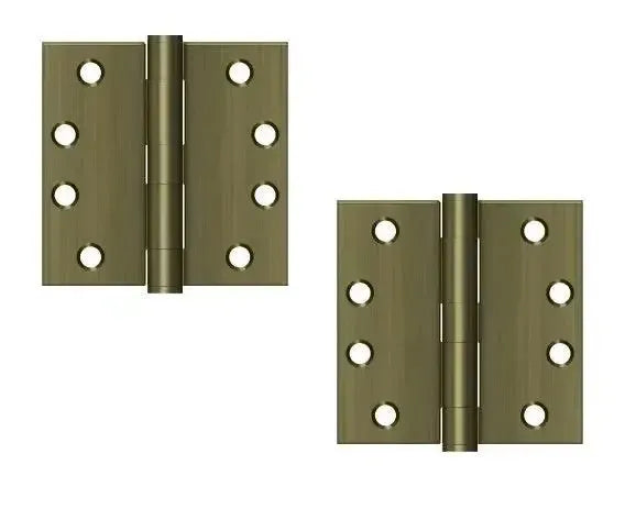 DeltanaDeltana 4" x 4" Square Corner Hinge, Heavy Duty in 