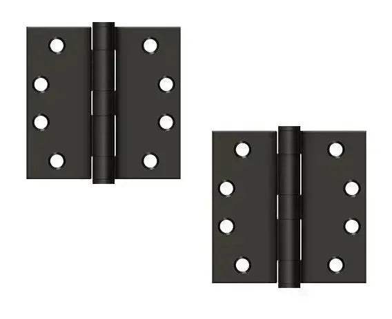 DeltanaDeltana 4" x 4" Square Corner Hinge, Heavy Duty in 