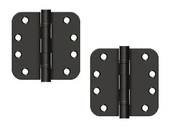 DeltanaDeltana 4" x 4" x 5/8" Radius Corners Ball Bearing Hinge, Heavy Duty in 