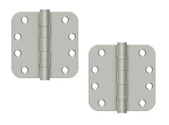 DeltanaDeltana 4" x 4" x 5/8" Radius Corners Ball Bearing Hinge, Heavy Duty in 