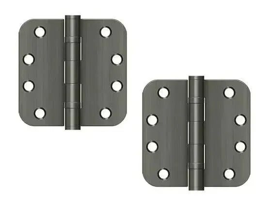 DeltanaDeltana 4" x 4" x 5/8" Radius Corners Ball Bearing Hinge, Heavy Duty in 