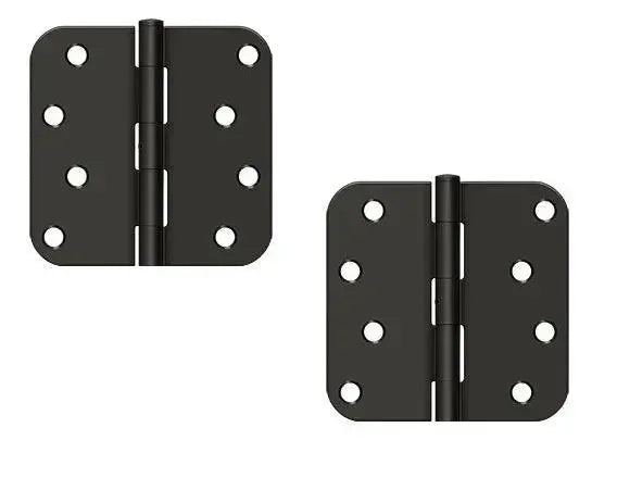 DeltanaDeltana 4" x 4" x 5/8" Radius Hinge, Residential in 