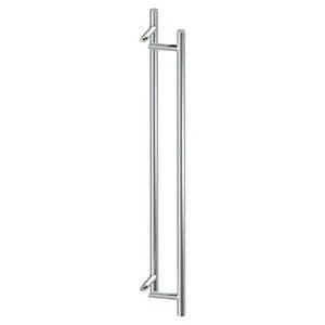 Deltana 48" Back-to-Back Round Offset Pulls Brushed Stainless Steel