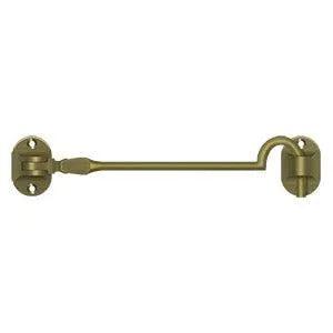 Deltana 6" British Style Cabin Hooks in Antique Brass finish