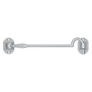 Deltana 6" British Style Cabin Hooks in Satin Chrome finish