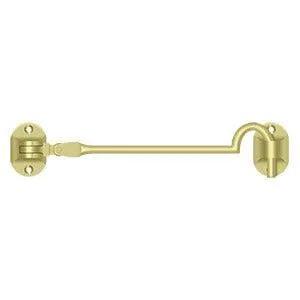 Deltana 6" British Style Cabin Hooks in Polished Brass finish