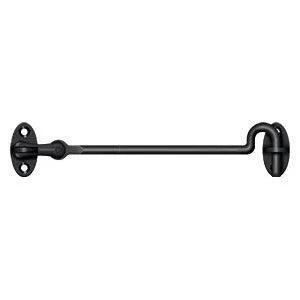 Deltana 6" Contemporary Cabin Swivel Hook in Flat Black finish