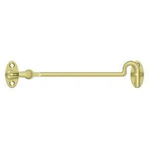 Deltana 6" Contemporary Cabin Swivel Hook in Polished Brass finish