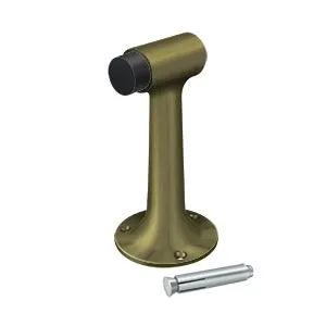 Deltana 6" Heavy Duty Floor Mount Bumper Antique Brass