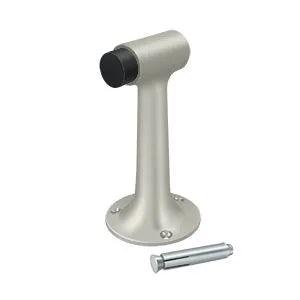 Deltana 6" Heavy Duty Floor Mount Bumper Brushed Nickel