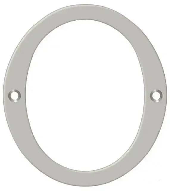 DeltanaDeltana 6" House Number, Solid Brass, No. 0 in 