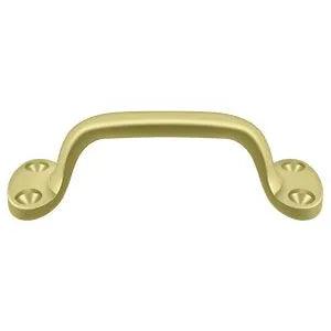 Deltana 6" Overall Pull in Polished Brass finish