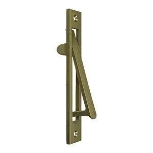 Deltana 6" Sliding Pocket Door Edge Pull Antique Brass