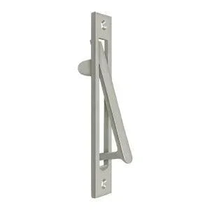 Deltana 6" Sliding Pocket Door Edge Pull Brushed Nickel